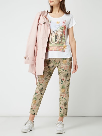 Mason's Chino mit Allover-Muster  Sand 1