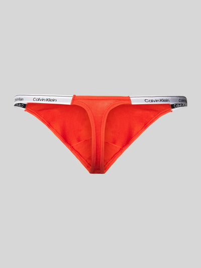 Calvin Klein Underwear String mit elastischem Logo-Bund Rot 3