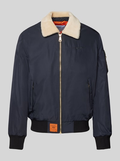 Original Bombers Bomberjack met ritszakken, model 'VERSMOLD' Marineblauw - 2