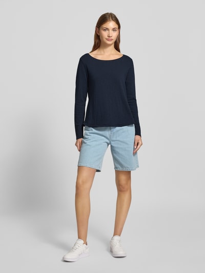 Marc O'Polo Denim Shirt met lange mouwen van biologisch katoen Marineblauw - 1