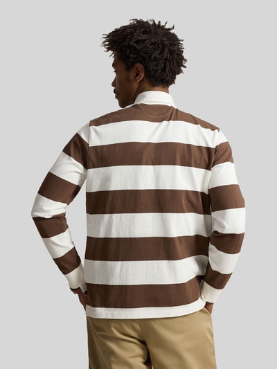 Polo Ralph Lauren Sweatshirt mit Kontrastkragen Mittelbraun 5