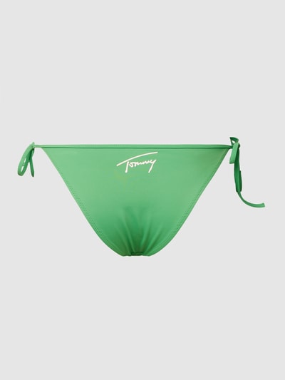 Tommy Jeans Figi bikini z nadrukiem z logo model ‘CHEEKY’ Zielony 3