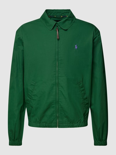 Polo Ralph Lauren Overhemdjack met labelstitching, model 'BAYPORT' Donkergroen - 2