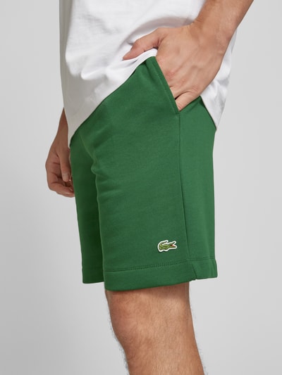 Lacoste Sweatshorts met elastische band Groen - 3