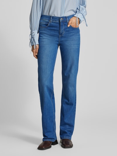 Angels Wide Leg Jeans im 5-Pocket-Design Modell 'LARA' Marine 4