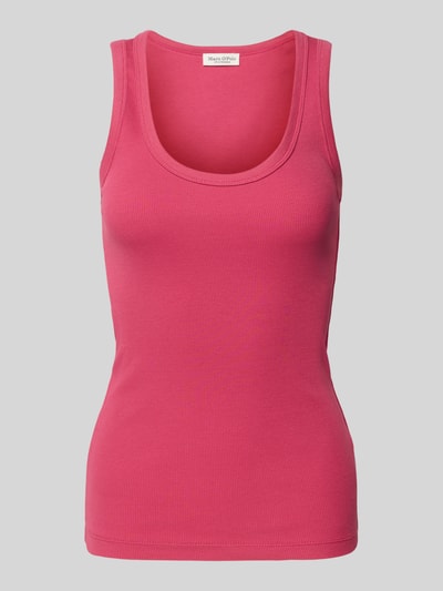 Marc O'Polo Slim fit tanktop van katoenmix Felroze - 2
