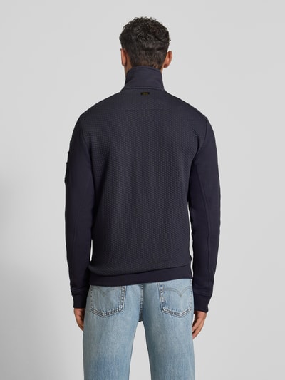 PME Legend Bluza rozpinana z fakturowanym wzorem Granatowy 5