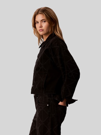 Calvin Klein Jeans Relaxed Fit Jeansjacke aus reiner Baumwolle Modell 'DOLEMAN' Black 4