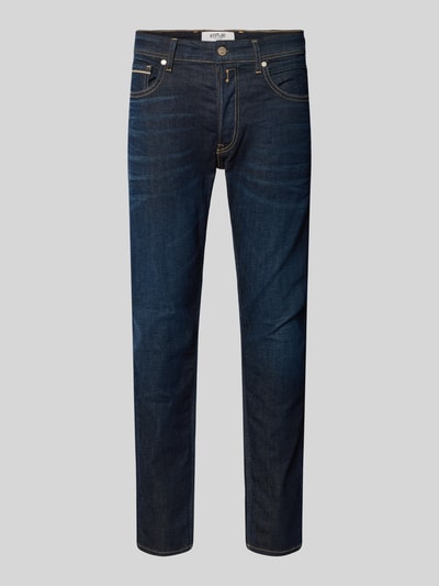 Replay Straight fit jeans met steekzakken, model 'GROVER' Jeansblauw - 2
