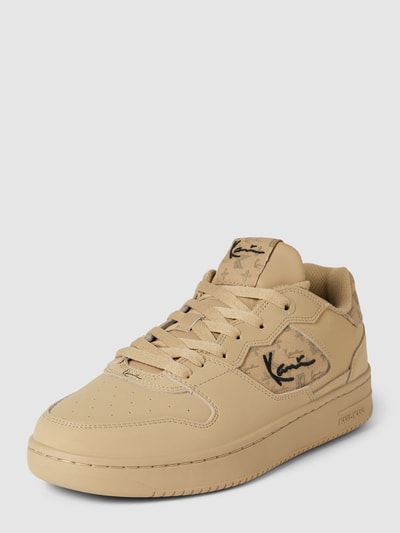 KARL KANI Sneakers met labelstitching Beige - 1