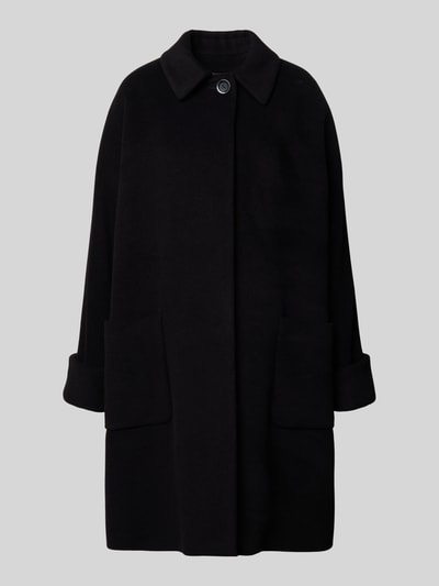 ICONS Cinzia Rocca Wollmantel aus Woll-Kaschmir-Mix Black 2