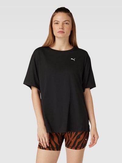 PUMA PERFORMANCE T-shirt met ronde hals, model 'ANIMAL' Zwart - 4