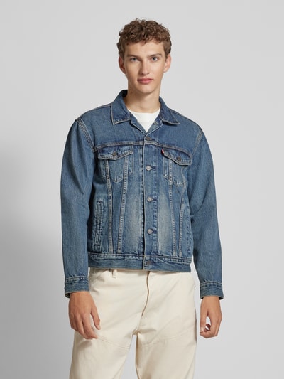 Levi's® Kurtka jeansowa z kieszeniami na piersi model ‘THE TRUCKER’ Jeansowy niebieski 4