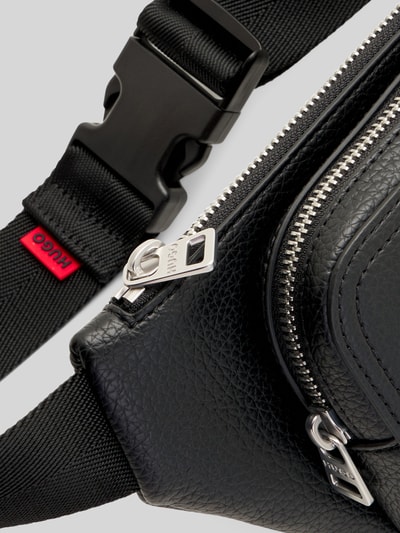HUGO Bauchtasche mit Metallreißverschluss Black 4
