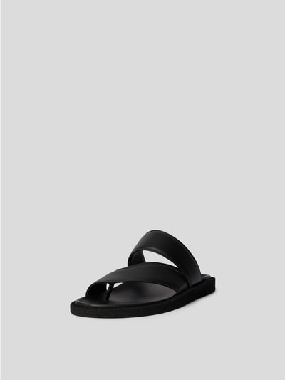 Officine Creative Zehentrenner aus Leder Schwarz 2
