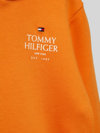 Tommy Hilfiger Teens Bluza z kapturem Pomarańczowy 2