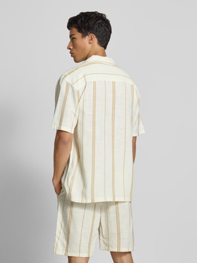 Only & Sons Loose Fit Freizeithemd aus Viskose-Mix Offwhite 5