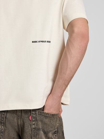 Marc O'Polo DENIM Boxy Fit T-Shirt aus reiner Baumwolle Offwhite 3