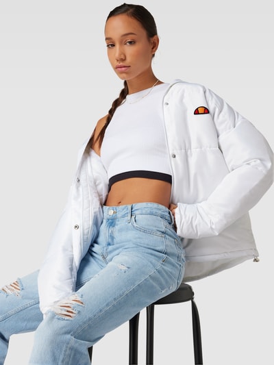 Ellesse Steppjacke mit Logo-Stitching Modell 'PEJO' Weiss 3