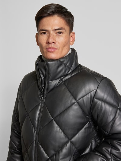 HUGO Steppjacke mit Zweiwege-Reißverschluss Modell 'Borin' Black 3