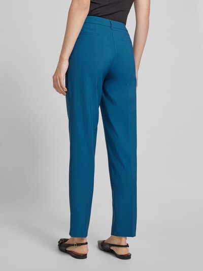 Betty Barclay Straight leg pantalon met persplooien Petrol - 5