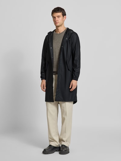 RAINS Parka met capuchon Zwart - 1