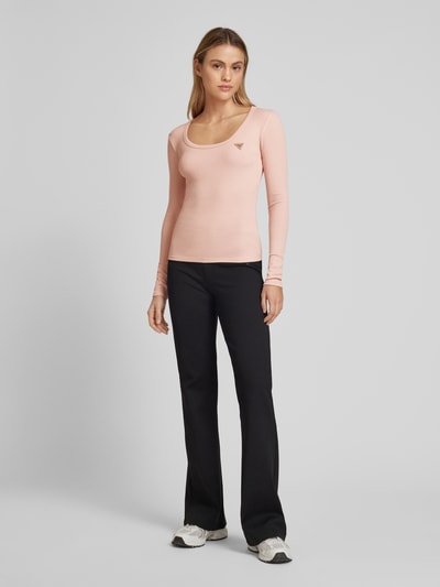 Guess Activewear Longsleeve mit Label-Detail Modell 'COLETTE' Rosa 1