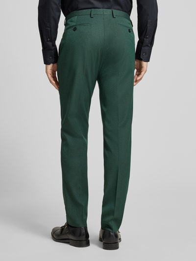 MCNEAL Spodnie w kant z kieszeniami z tyłu Ciemnozielony 5