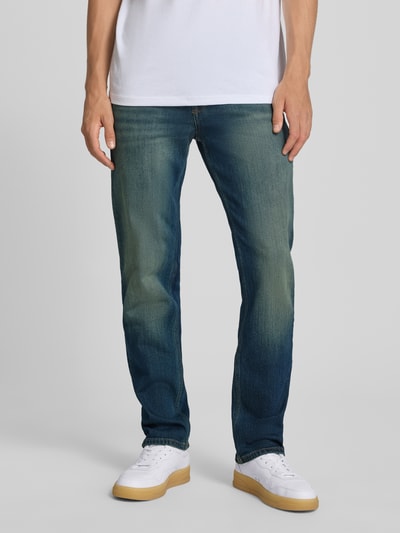 Pepe Jeans Straight Fit Jeans aus Baumwoll-Mix Modell 'Cash' Jeansblau 4