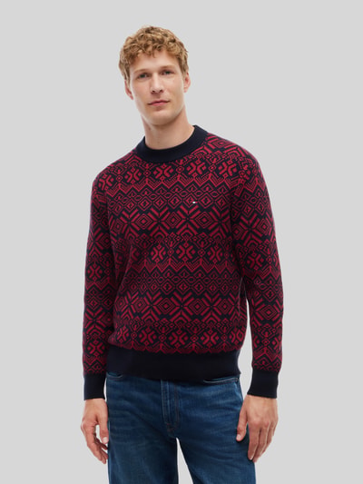 Tommy Hilfiger Pullover mit Logo-Detail Rot 4