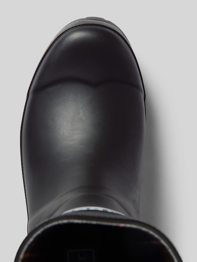 Barbour Laars met label in reliëf model 'Welly' Zwart - 3