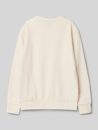 CHAMPION Sweatshirt met logostitchings Ecru - 3