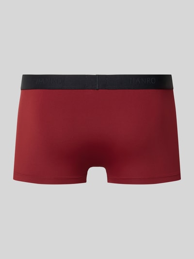 Hanro Trunks mit elastischem Logo-Bund Bordeaux 3