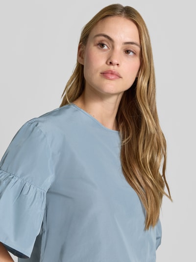 Weekend Max Mara Kort blousetop met katoen model 'BREAK' Lichtblauw - 3