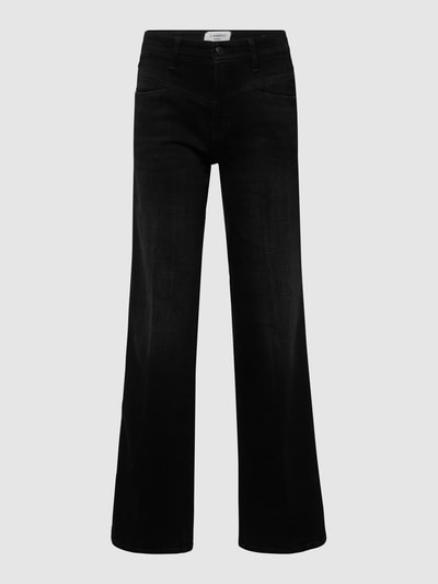 Cambio Relaxed fit jeans met stretch, model 'Aimee' Zwart - 2