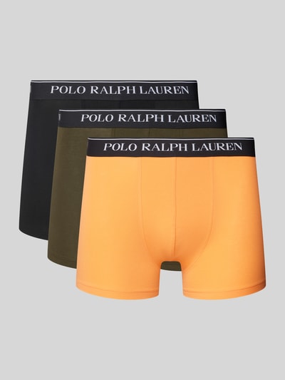 Polo Ralph Lauren Underwear Trunks mit elastischem Label-Bund im 3er-Pack Orange 1