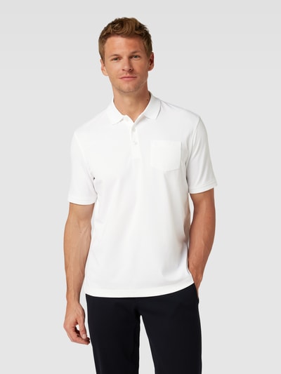 bugatti Poloshirt mit Polokragen Weiss 4