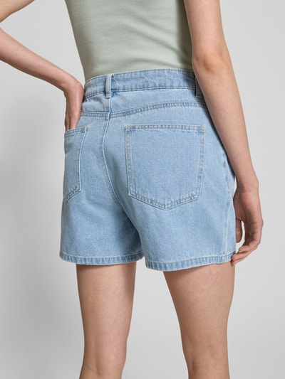 Pieces Regular fit korte jeans van katoenmix, model 'ABBI' Lichtblauw - 3