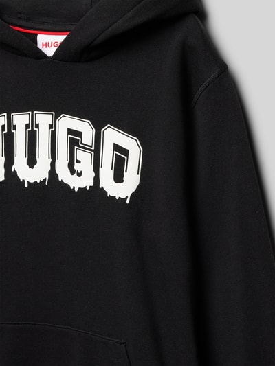 HUGO Hoodie mit Kapuze Black 2