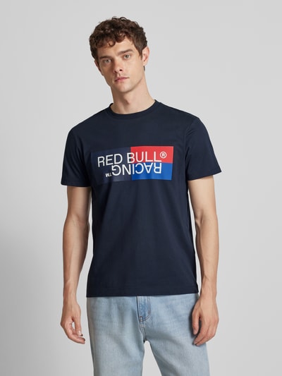 RED BULL RACING X PEPE JEANS T-shirt met labelprint Marineblauw - 4