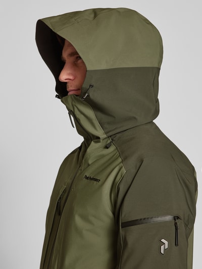 PEAK PERFORMANCE Parka mit Eingrifftaschen Modell 'Insulated' Oliv 3