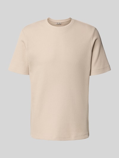 Only & Sons Regular Fit T-Shirt mit Waffelmuster Beige 2