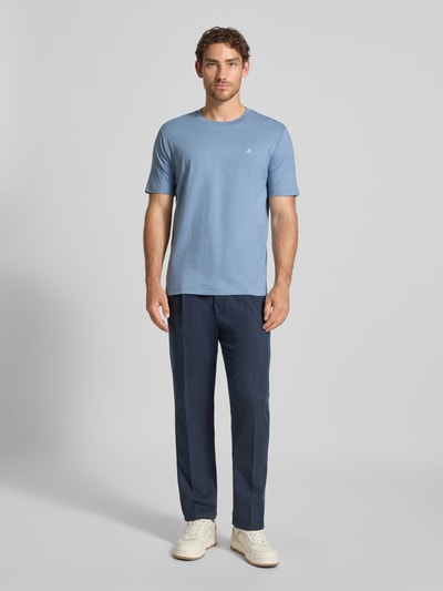 Marc O'Polo Regular Fit T-Shirt aus reiner Baumwolle Sky 1