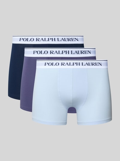 Polo Ralph Lauren Underwear Trunks mit elastischem Logo-Bund im 3er-Pack Violett 1