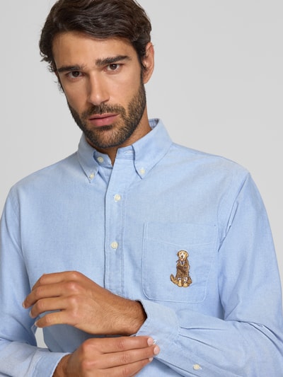 Polo Ralph Lauren Vrijetijdsoverhemd met knoopsluiting Bleu - 3