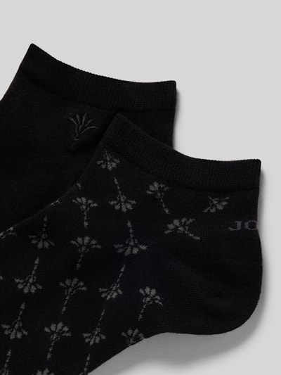 Productfoto, Sokken uit katoenmix in set van 2 van JOOP! Collection, met stretch, ribboordjes en labelstitching, Dames