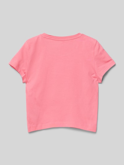 Tom Tailor T-Shirt mit Statement-Print Pink 3