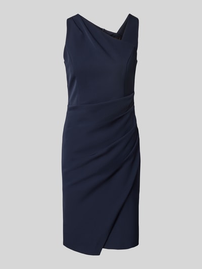 Vera Mont Cocktailkleid mit seitlicher Raffung Marine 2