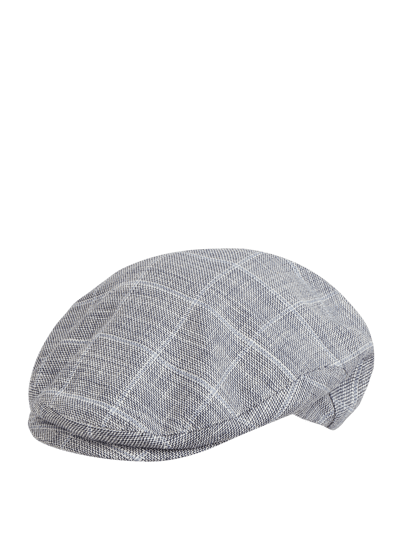 Herren Schiebermütze Aus Leinen - 8-Panel Flatcap Für Große Köpfe