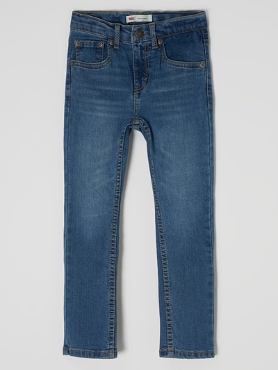 Levi’s® Kids Skinny fit jeans met stretch, model '510' Jeansblauw - 1